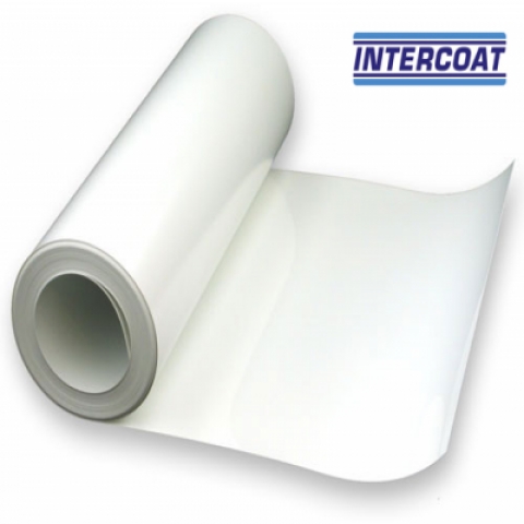 Белая самоклеящаяся пленка INTERCOAT с системой микроканалов